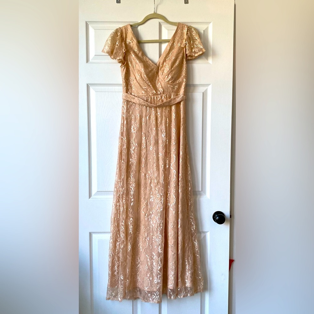 NWOT Pale Pink Lace Dress